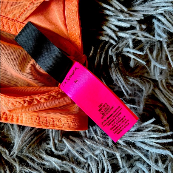 Orange Lace LaSenza Top - Picture 3 of 3